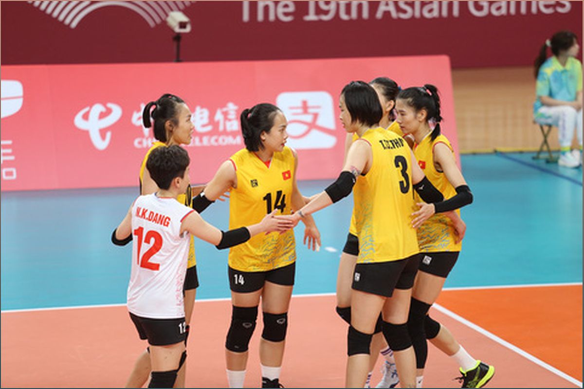 Tuyển bóng chuyền nữ Việt Nam thắng dễ Nepal ở trận ra quân Asiad 19 - -1001178229