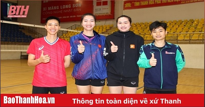 Đội bóng chuyền nữ Xi măng Long Sơn Thanh Hóa chuẩn bị cho mùa giải 2024 - -743006183