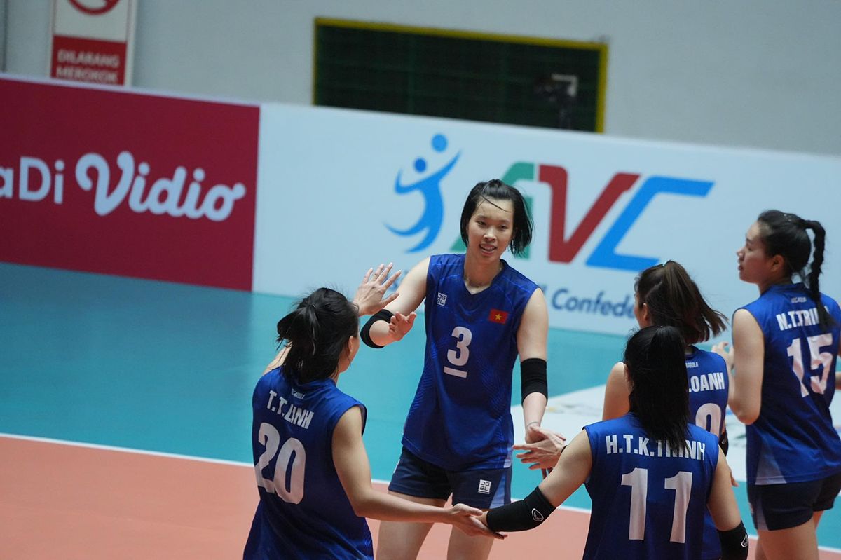 Đội tuyển bóng chuyền nữ Việt Nam vô địch AVC Challenge Cup - -132958817