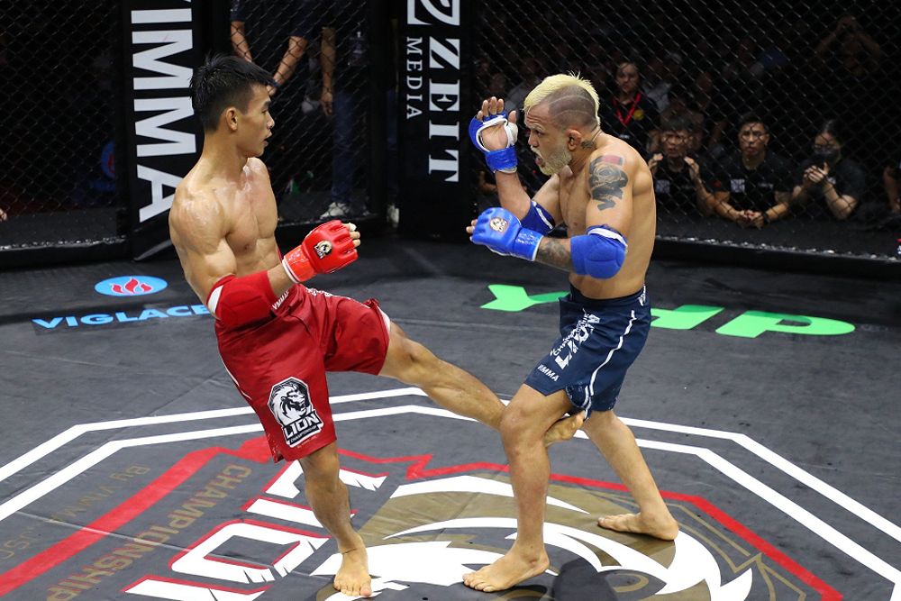 Võ sĩ Brazil Robson Oliveira thất bại trong trận đấu MMA hạng 60kg tại giải LION Championship 05 - -251834793