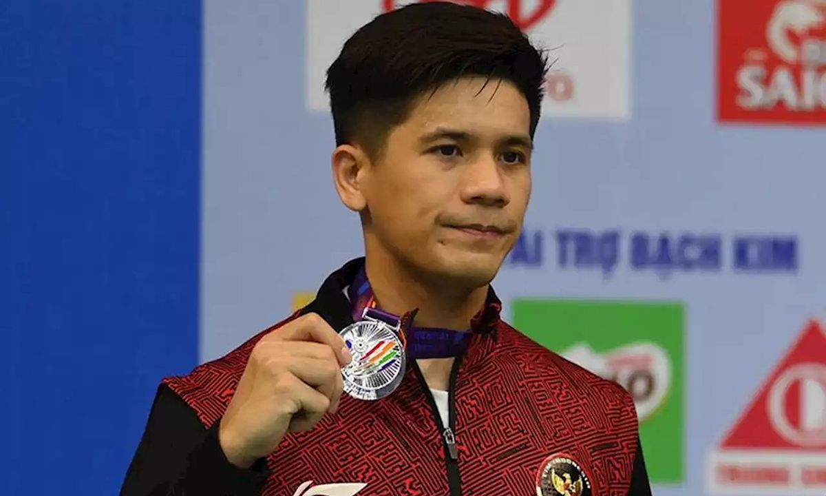 VĐV cầu lông Indonesia gây tranh cãi với tình nguyện viên Việt Nam tại SEA Games 31 - -2024340181
